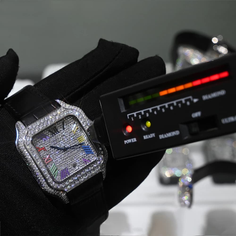 Iced Out VVS Moissanite Automatic Watch 3