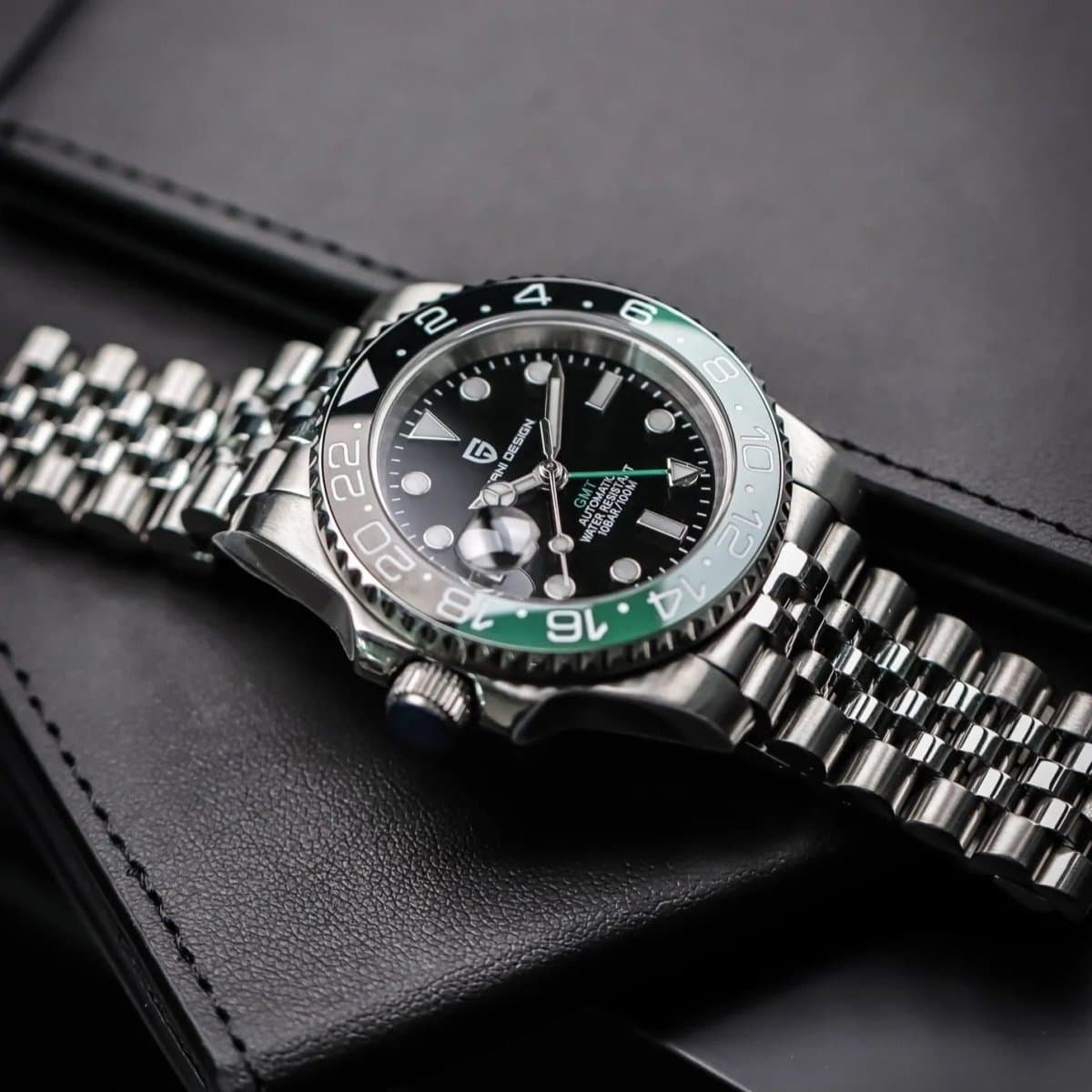 PAGANI PD-1662 GMT Black Green 3