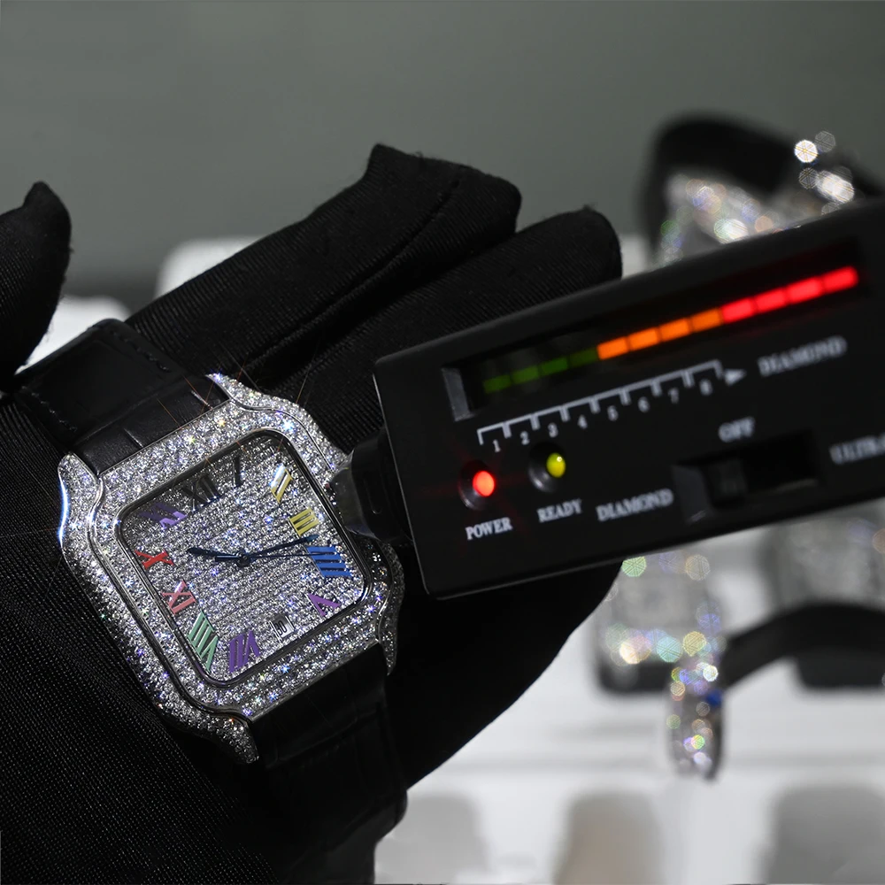 Iced Out VVS Moissanite Automatic Watch 3