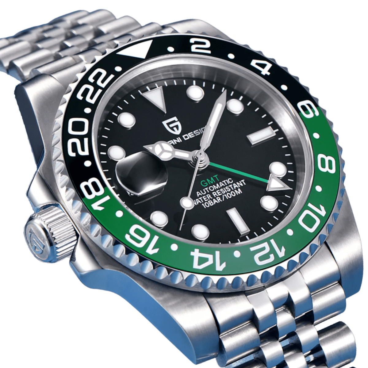 PAGANI DESIGN PD-1662 GMT Black Green