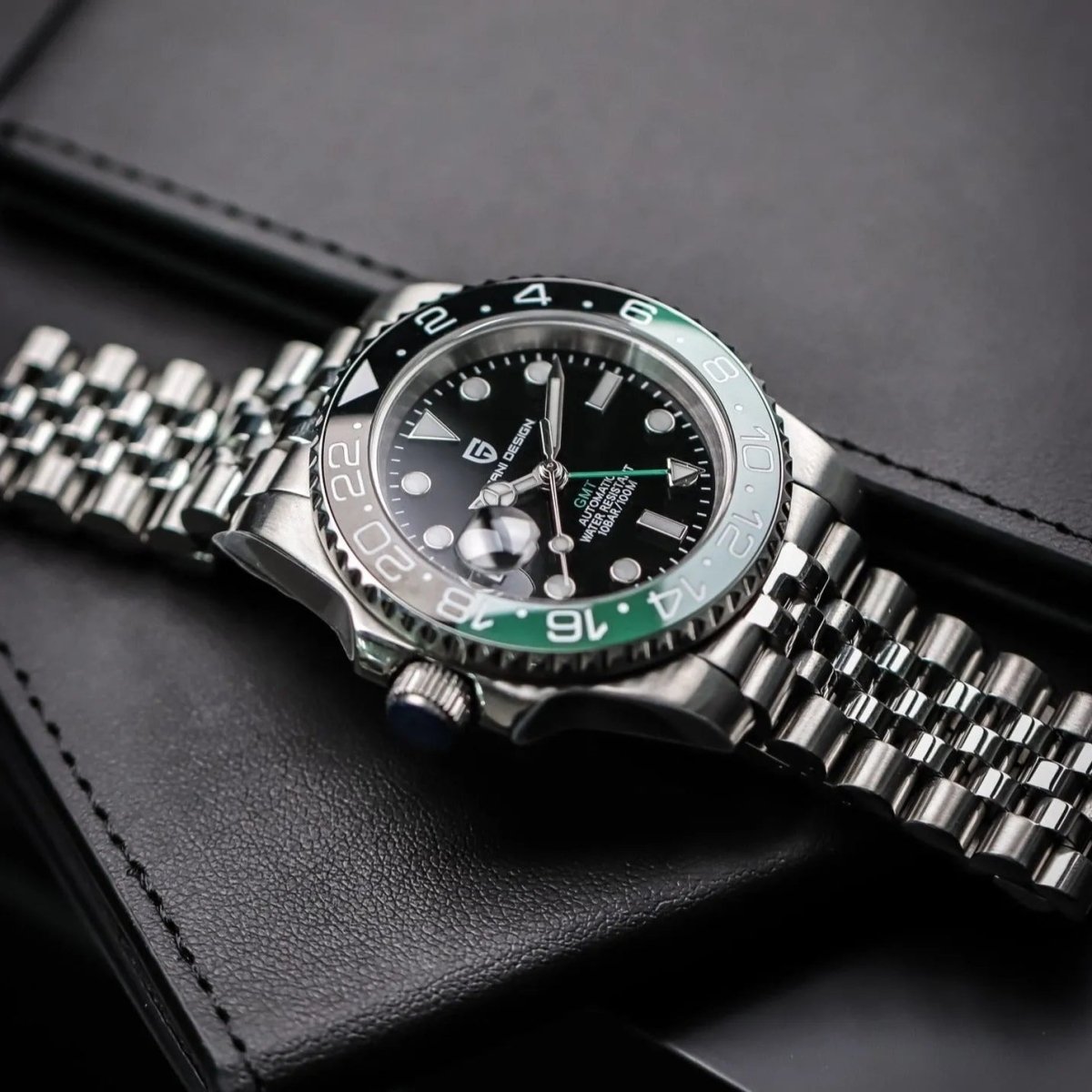 PAGANI DESIGN PD-1662 GMT Black Green 3